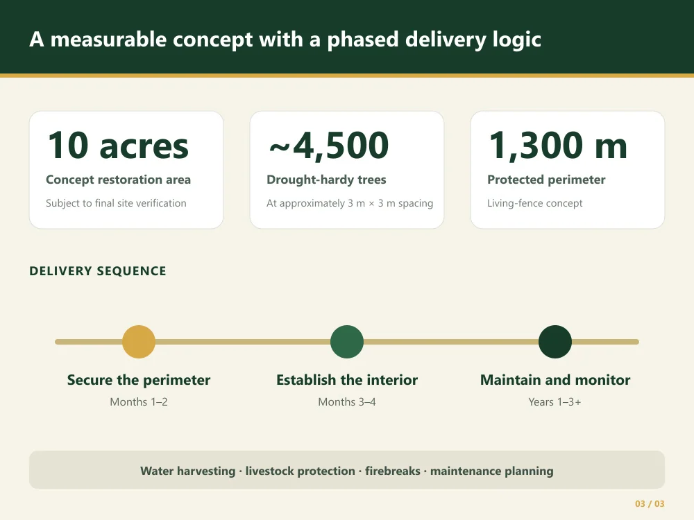 Ayebo implementation quantities and phased roadmap