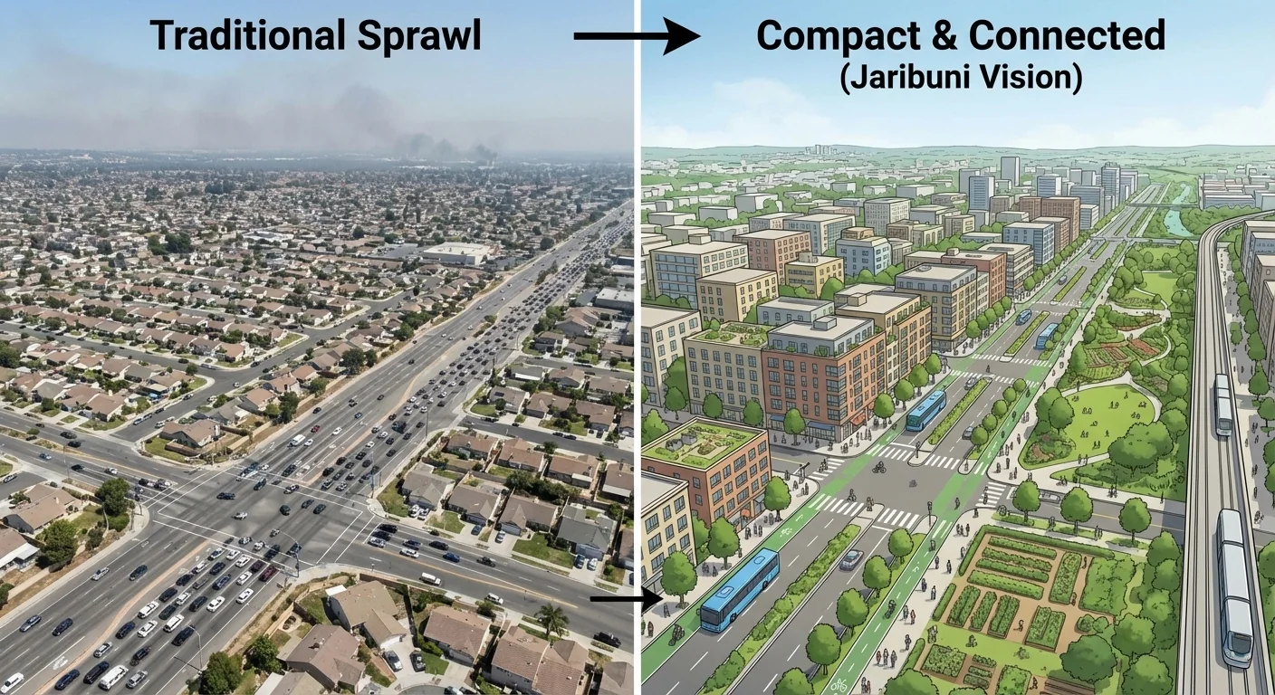 Jaribuni Growth Corridor independent spatial-planning concept